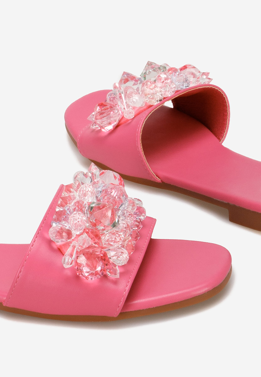 Pantoufles pour femme roses Ravelina