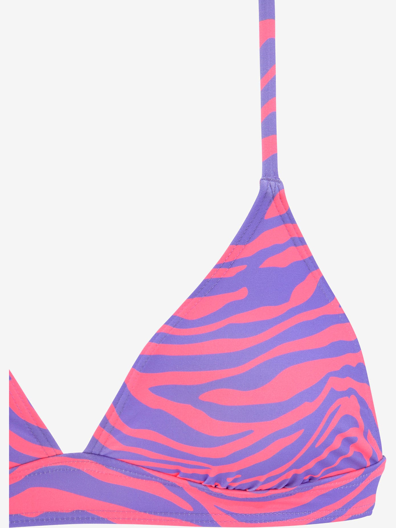 Haut de bikini triangle design animal tendance