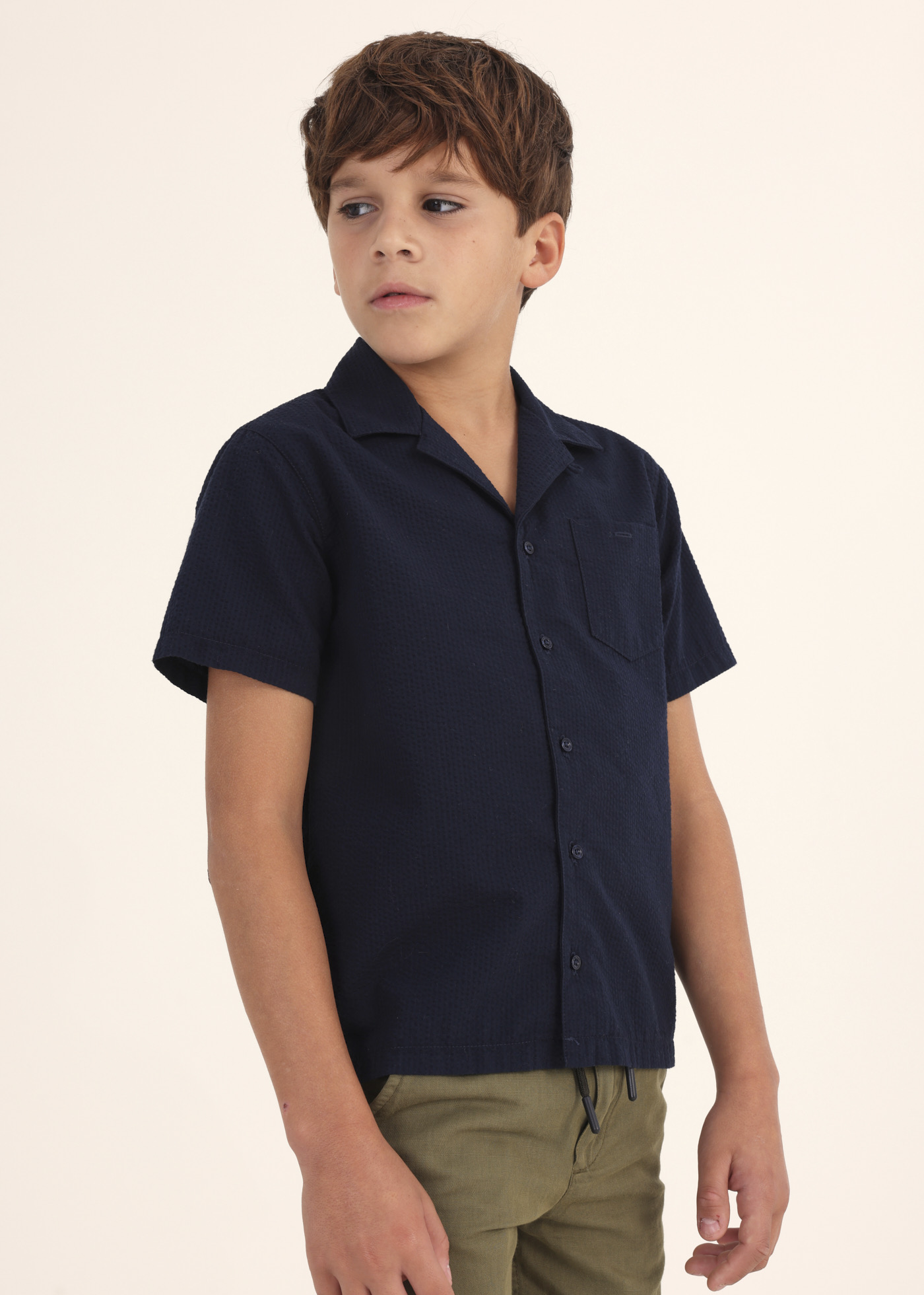 Camisa de manga curta para meninos