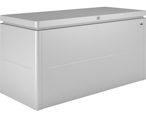 Biohort LoungeBox 160 opbergbox, 160 x 70 x 83,5 cm, zilver-metallic