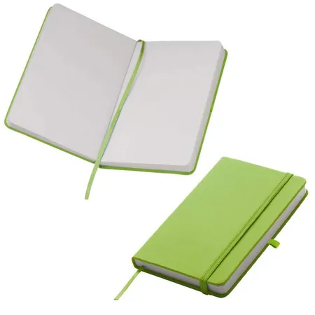 Easy Gifts Notizbuch im samtweichen PU-Hardcover mit 160 blanko Seiten, DIN A6, hellgrün