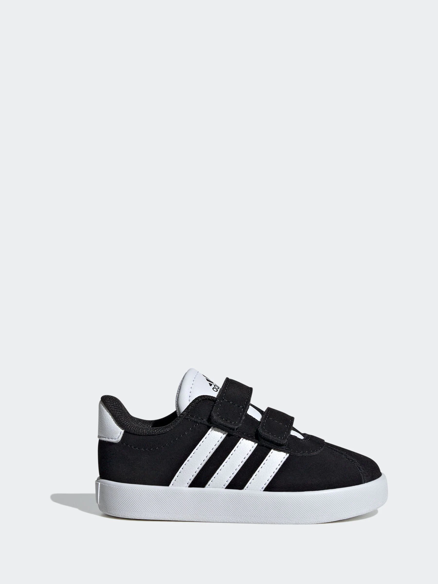 Zwart - adidas Vl Court 3.0 Klittenbandsneakers voor zuigelingen