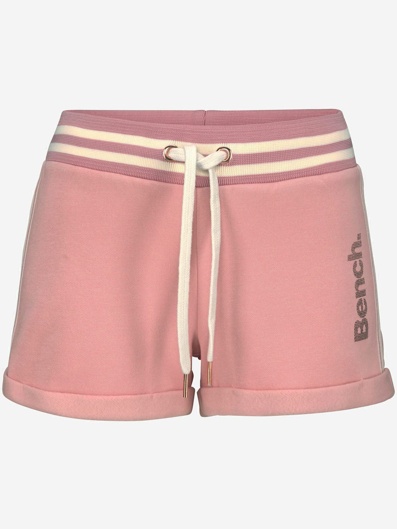 Short décontracté short molletonné avec bandes imitation crochet