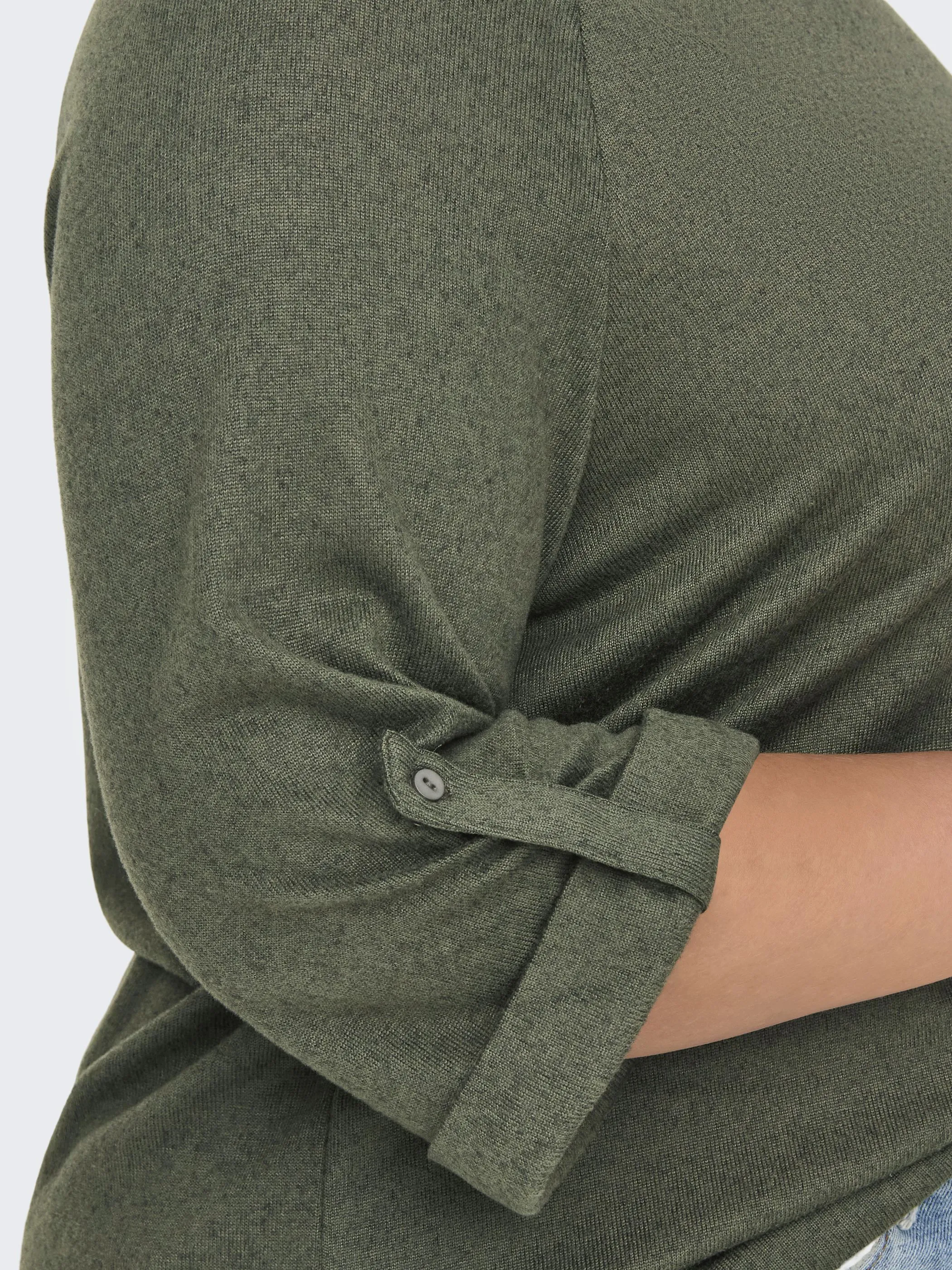 Only Carmakoma CARMALBA 3/4 TOP JRS Shirt