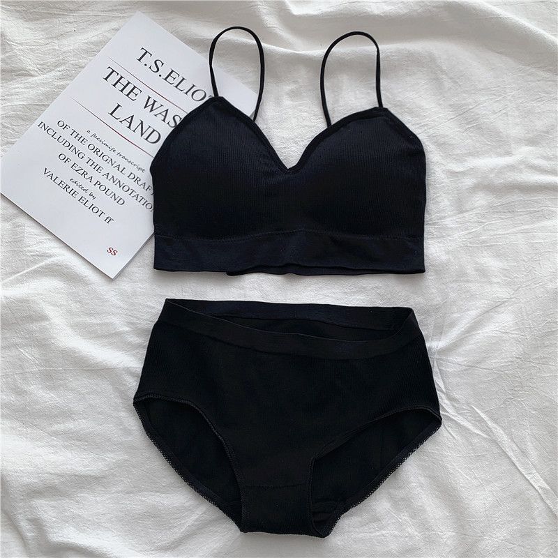 Shopherd - Effen bralette / slip / set
