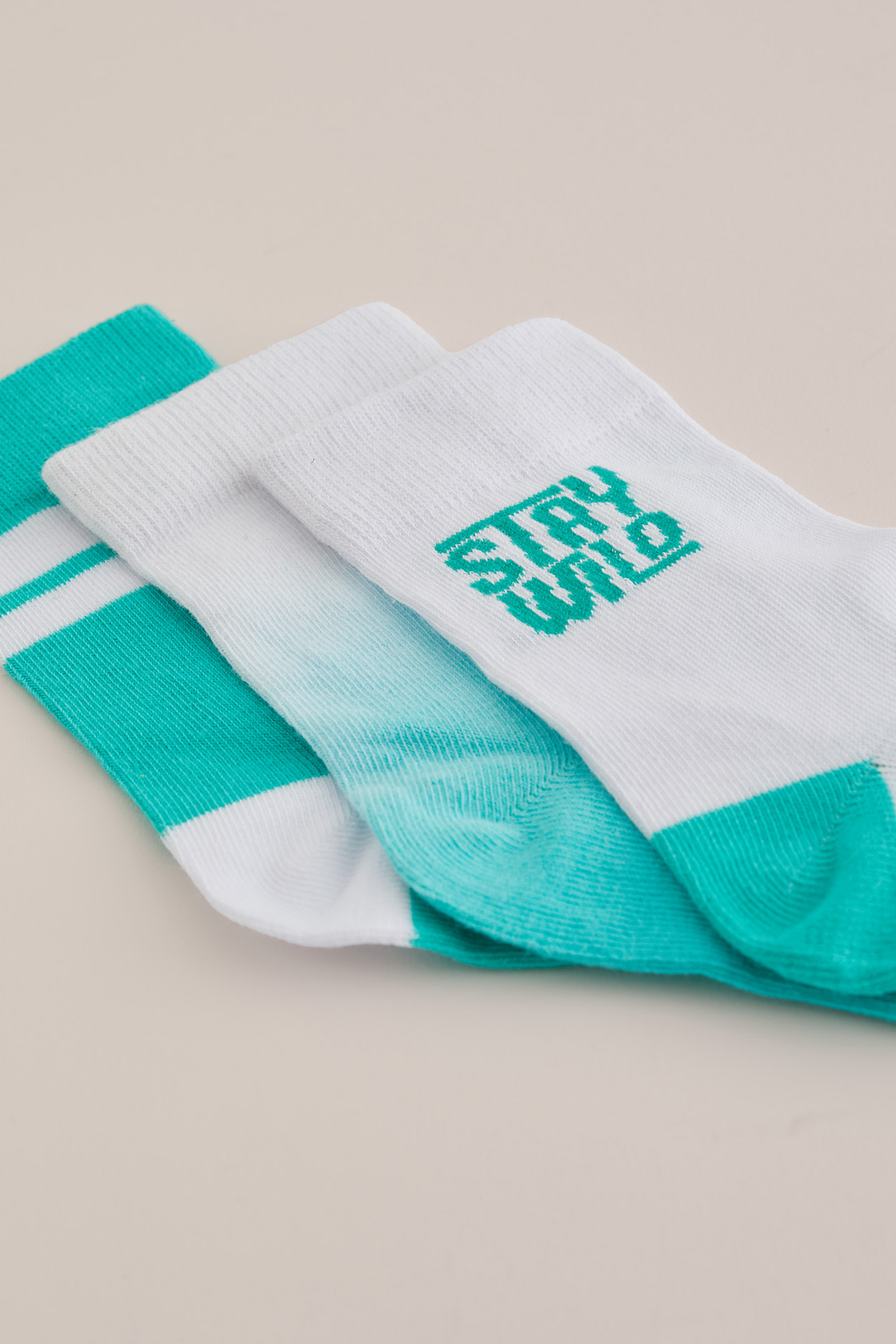 Jongen sokken, 3-pack WE Fashion Turkoois