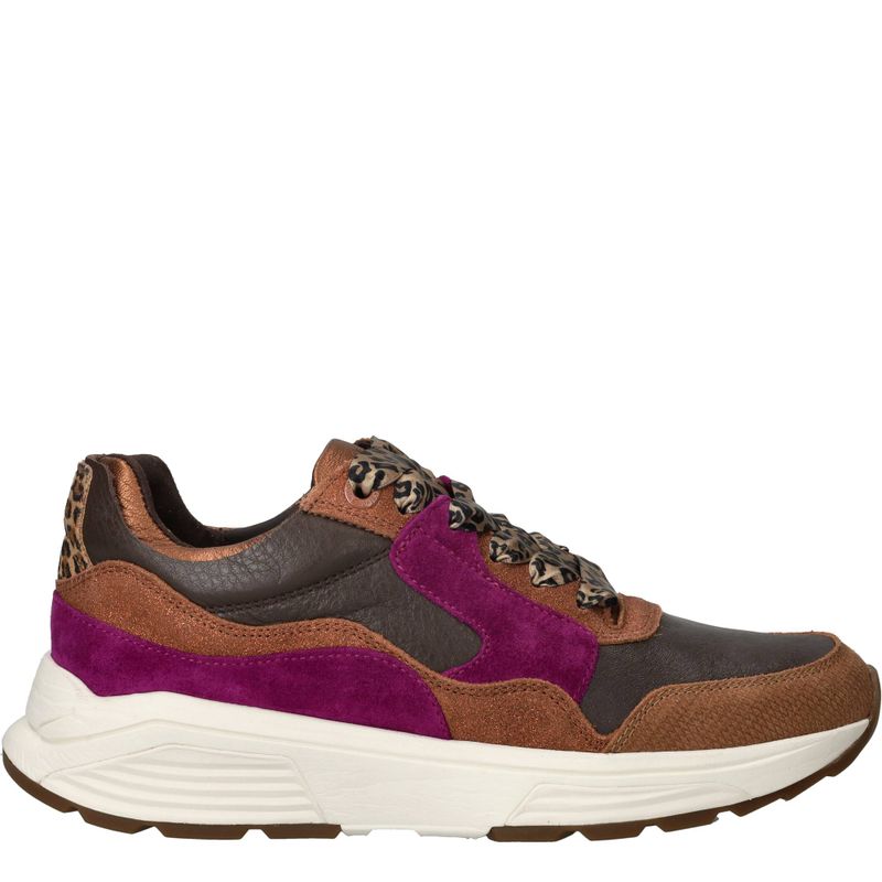 Xsensible Golden Gate Stretchwalker GX Sneakers Bruin Dames