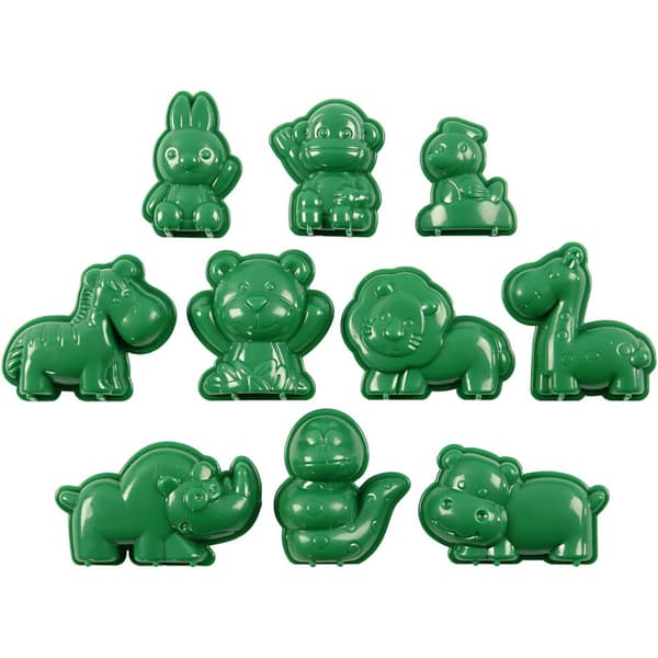 Sandformer, dyr, str. 4-7 cm, 10stk./ 1 pk.