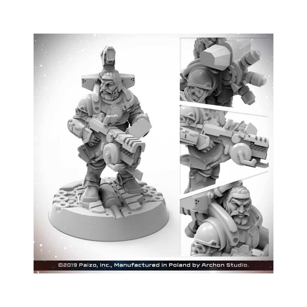 Starfinder - Dwarf Soldier