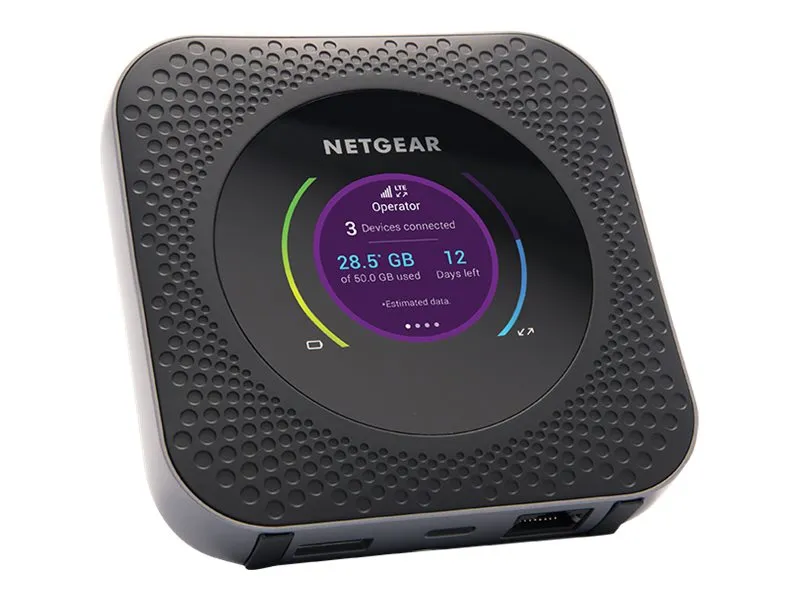 NETGEAR Nighthawk M1 Mobile Router - Mobilt hotspot - 4G LTE Advanced - 1 Gbps - 1GbE, Wi-Fi 5