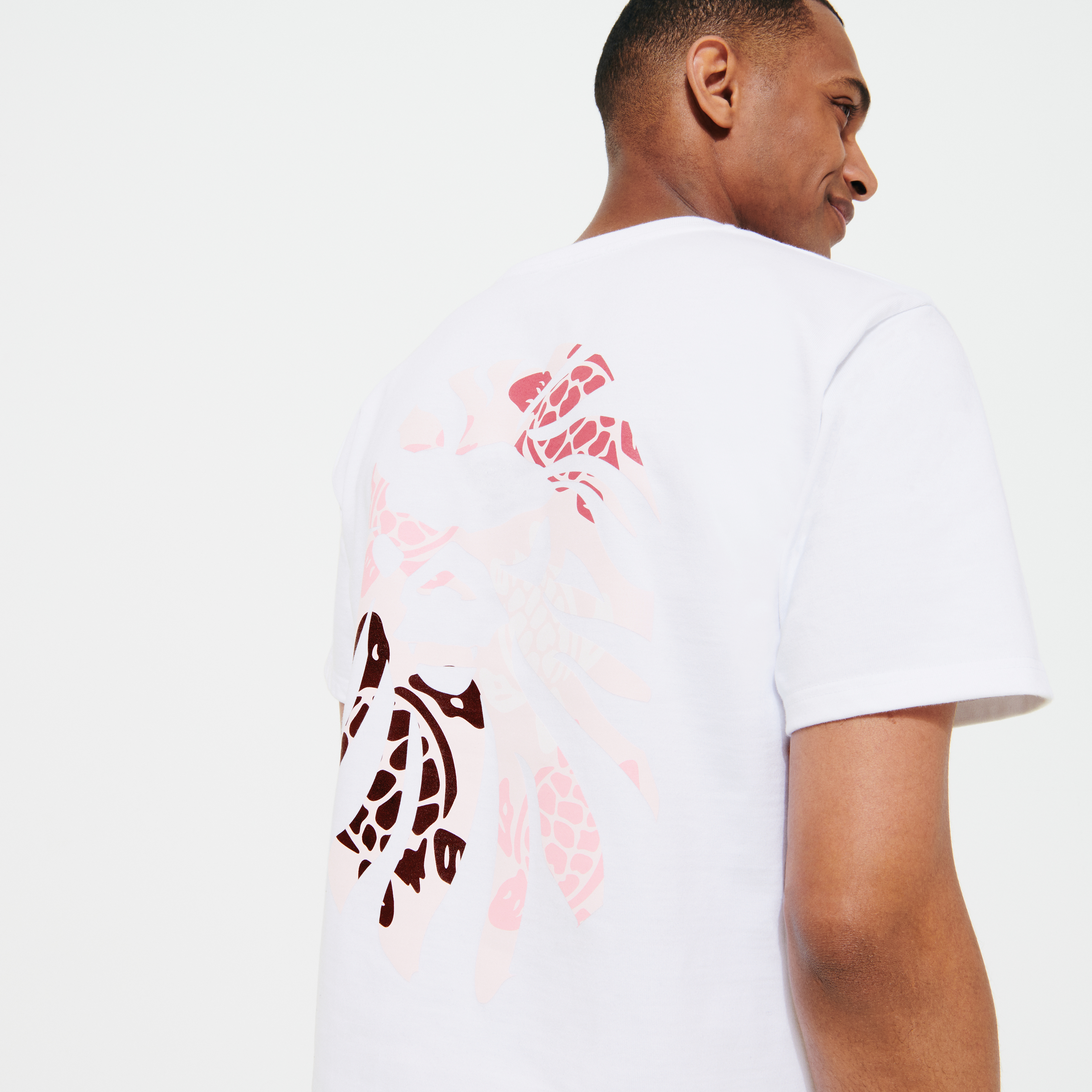 T-Shirt homme imprimé Turtles - Vilebrequin x BAPE® BLACK | Site Vilebrequin | TPEZ2P90