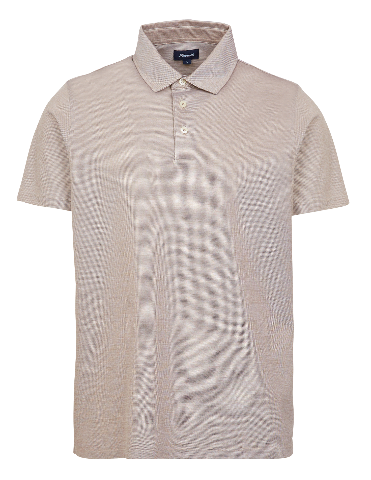 Polo regular-fit en coton | Beige