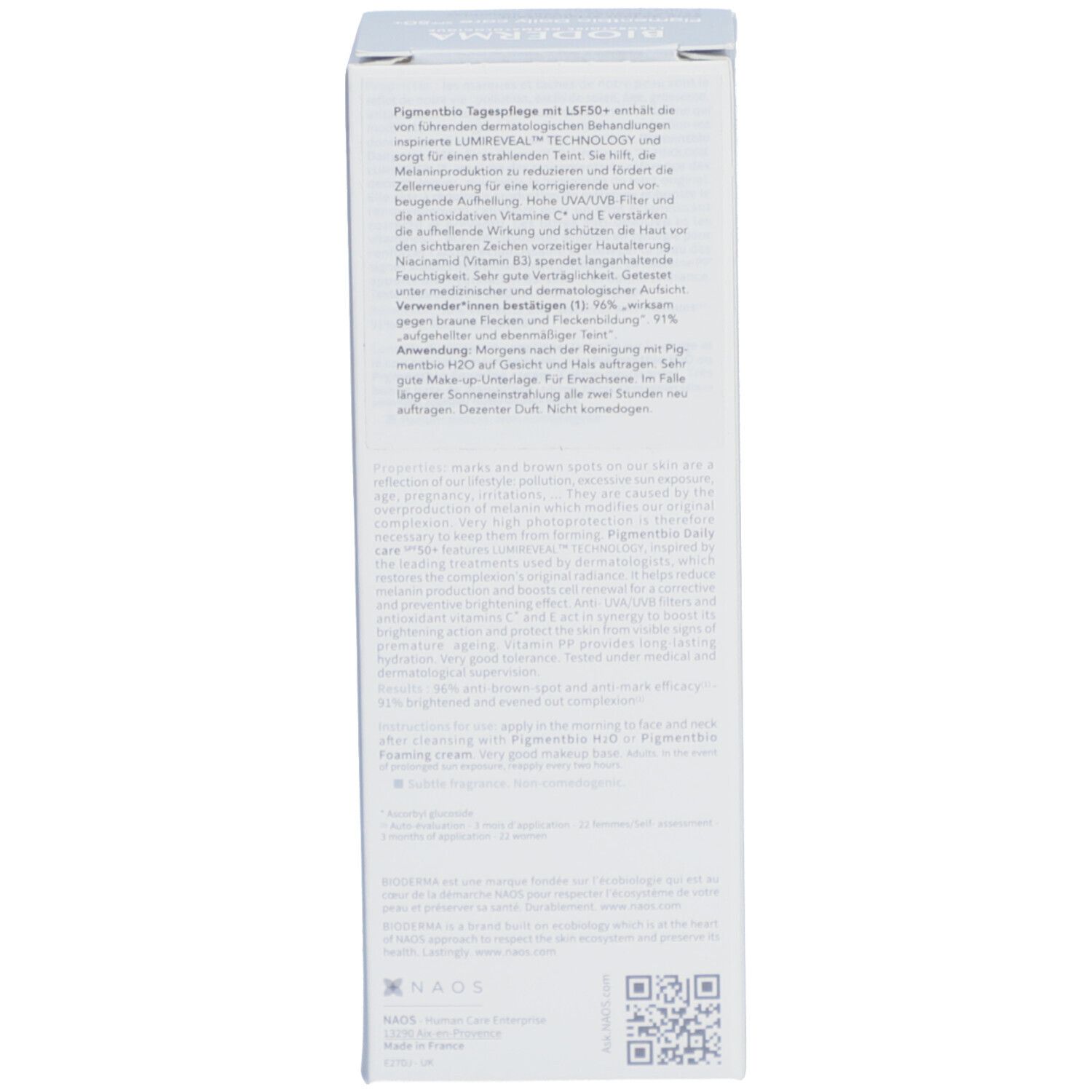 BIODERMA Pigmentbip Tägliche Pflege LSF 50+ - Jetzt 25% sparen mit Code 