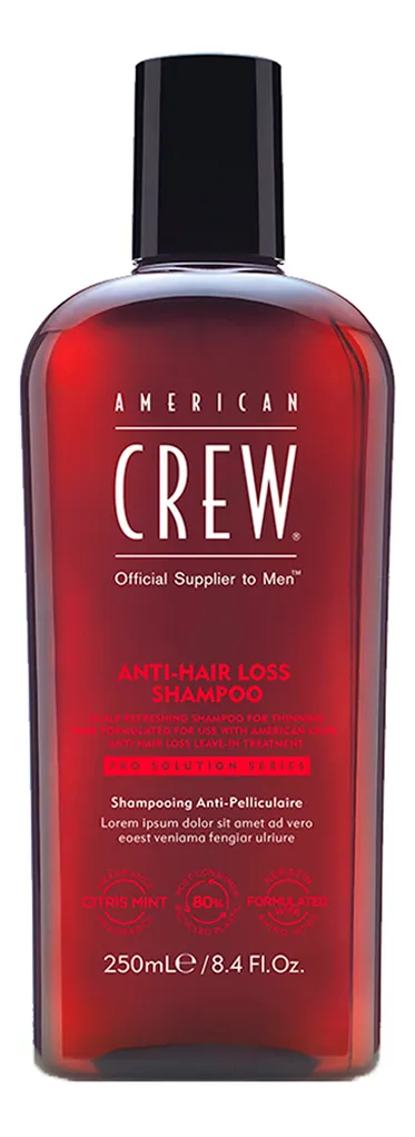 American Crew Anti-hairloss Shampoo - 250 ml.