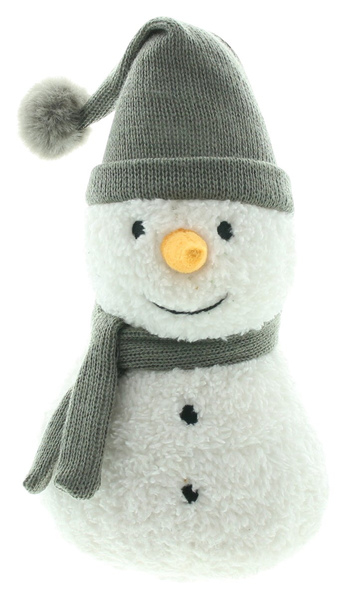 FRANK FLECHTWAREN | Deurstopper Frosty, 14 x 12 x 25 cm, POLYESTER, ZAND