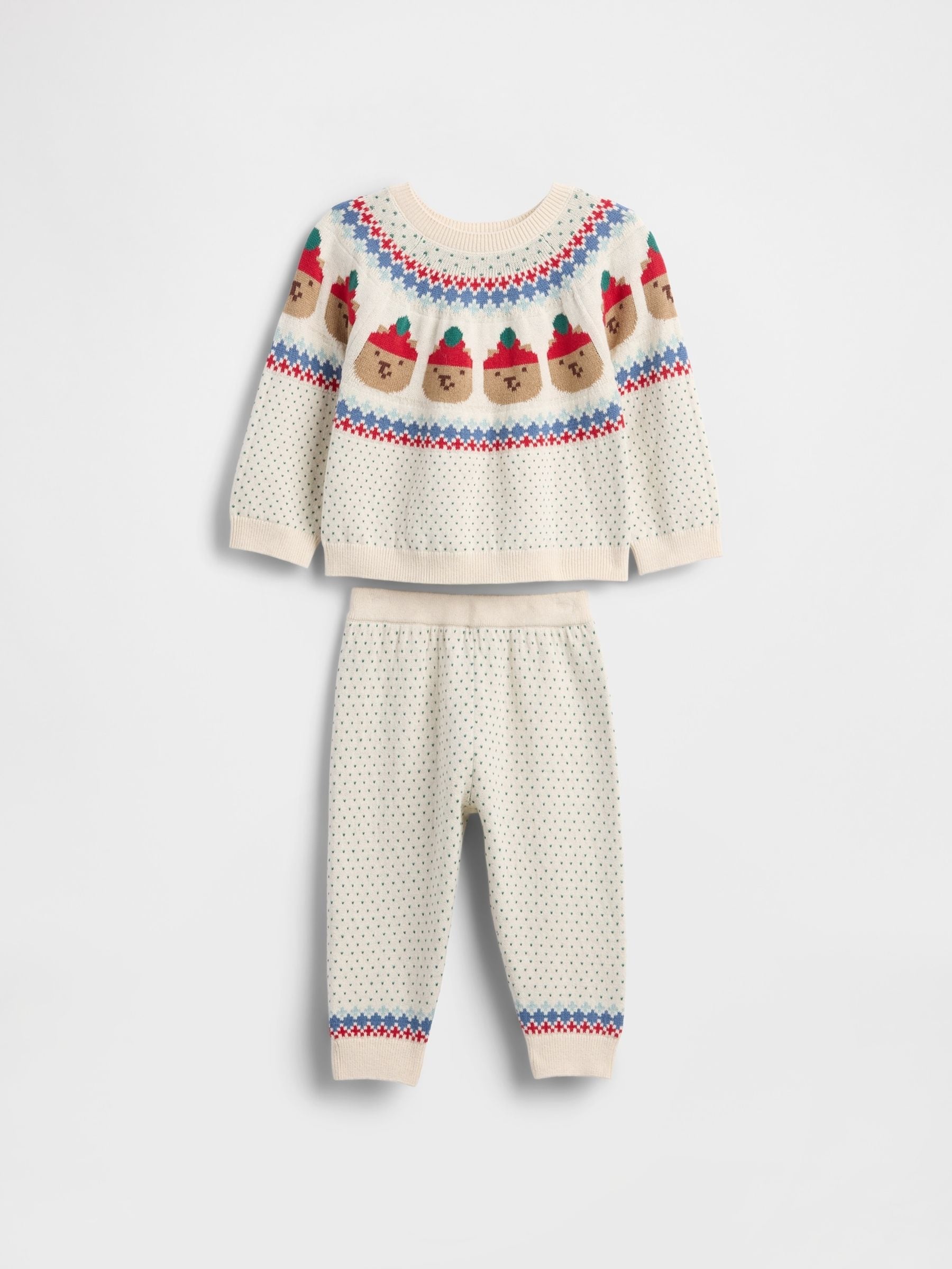 Gap Bear Fair Isle patroon trui set (0-24maanden)