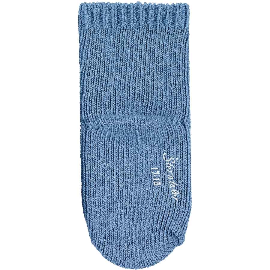Sterntaler Söckchen Uni Wolle mittelblau