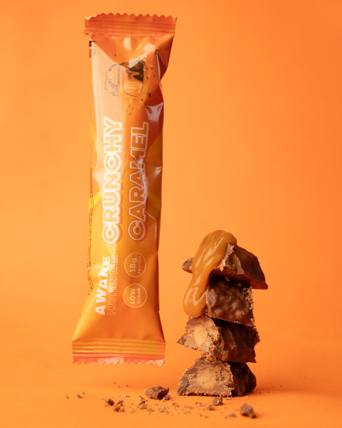 AWARE Nutrition Proteinbar Crunchy Caramel 55g