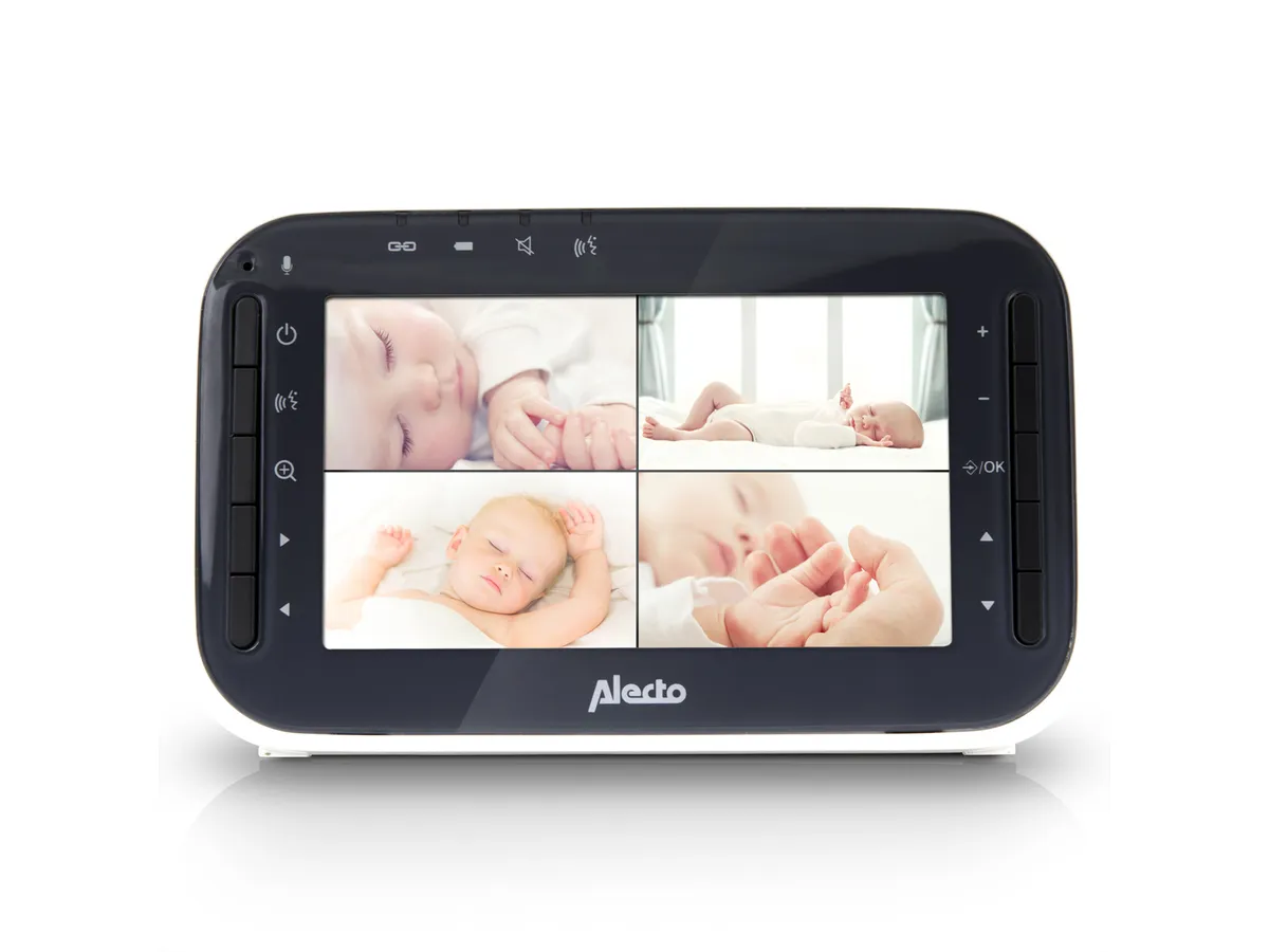 (2-tlg. Set) Schwenkbare Babyphone Kamera Digitaler Wireless 4.3