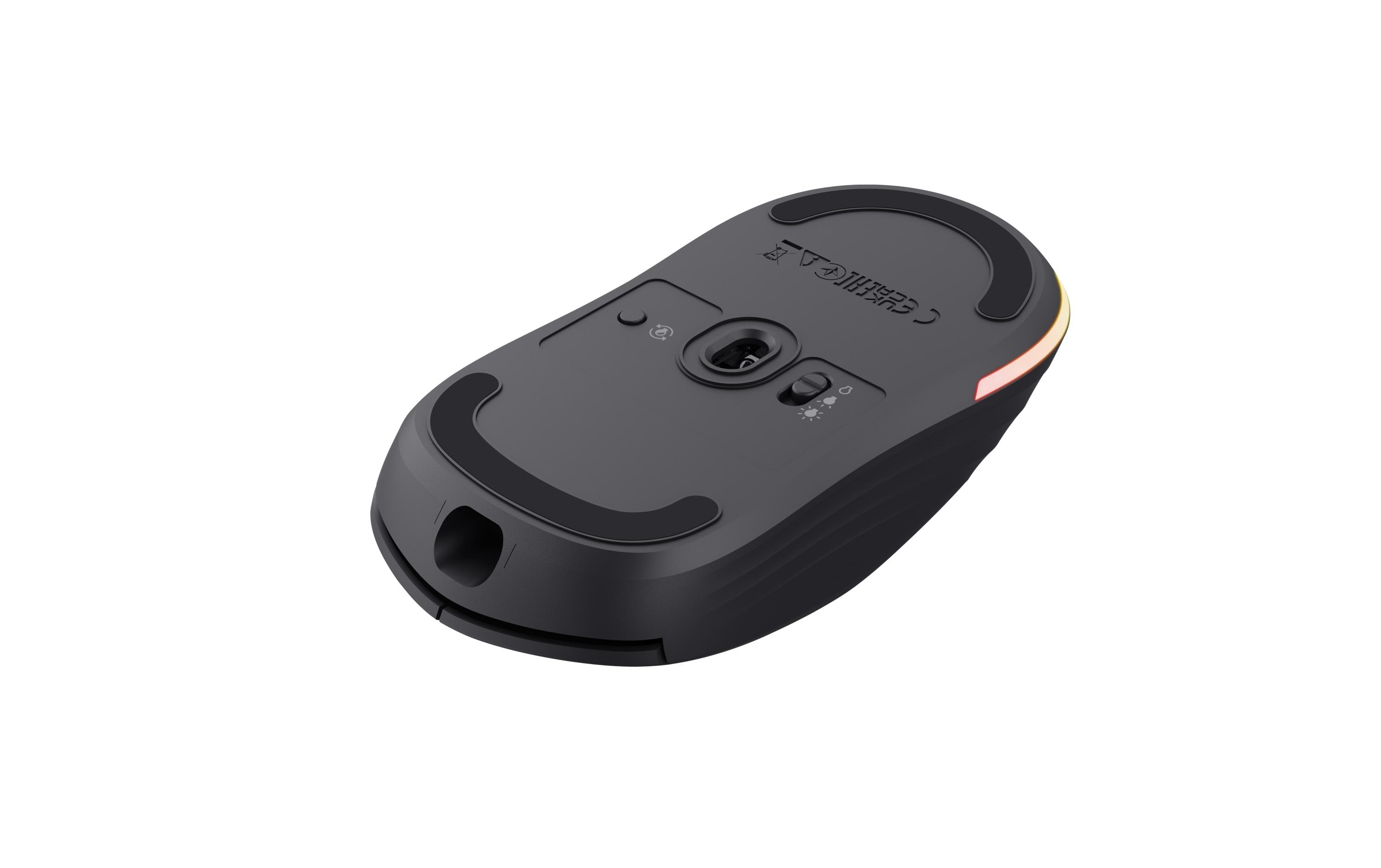 Gaming-Maus GXT 926 Redex IIKabellose Gaming-Maus mit extrem niedriger Latenz und vollständig einstellbarer RGB-Beleuchtung