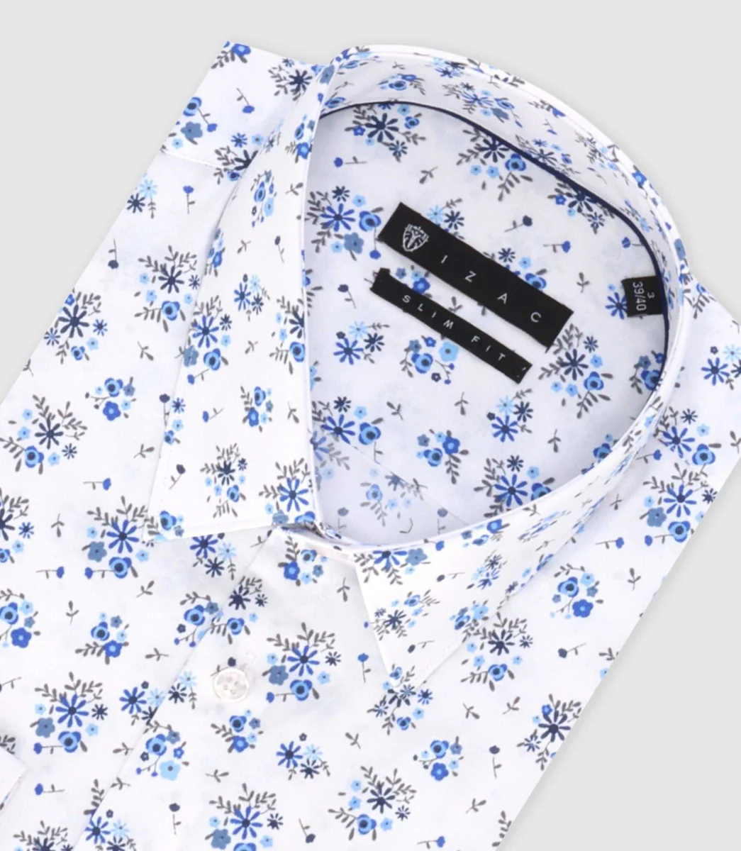 Chemise ville bleu 
