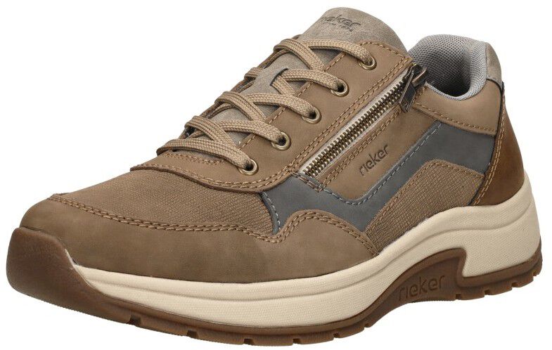 Rieker Veterschoenen Laag taupe