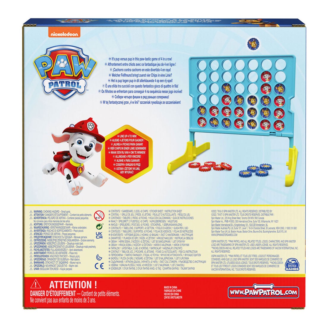 PAW Patrol Vier op een Rij