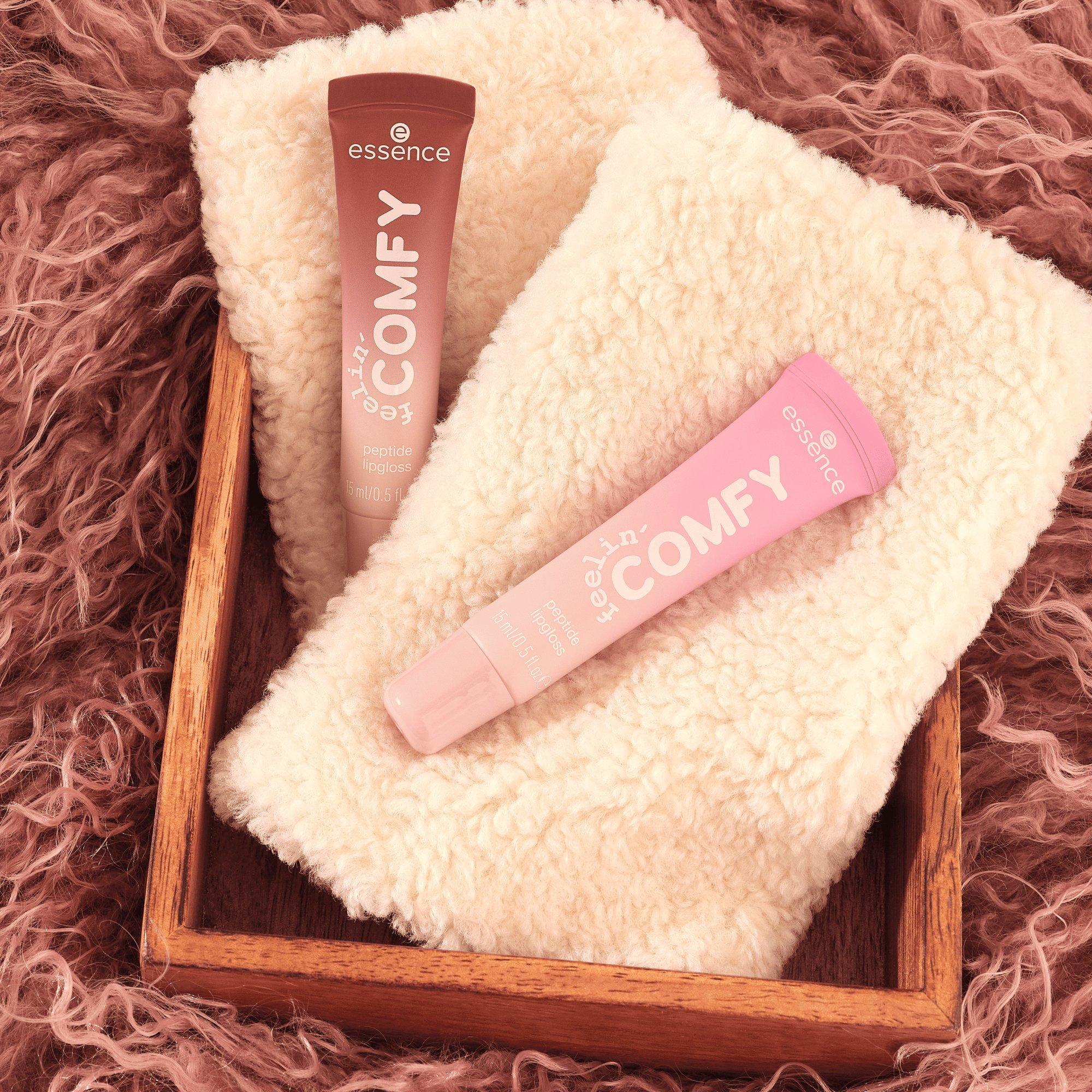 feelin' comfy peptide lipgloss