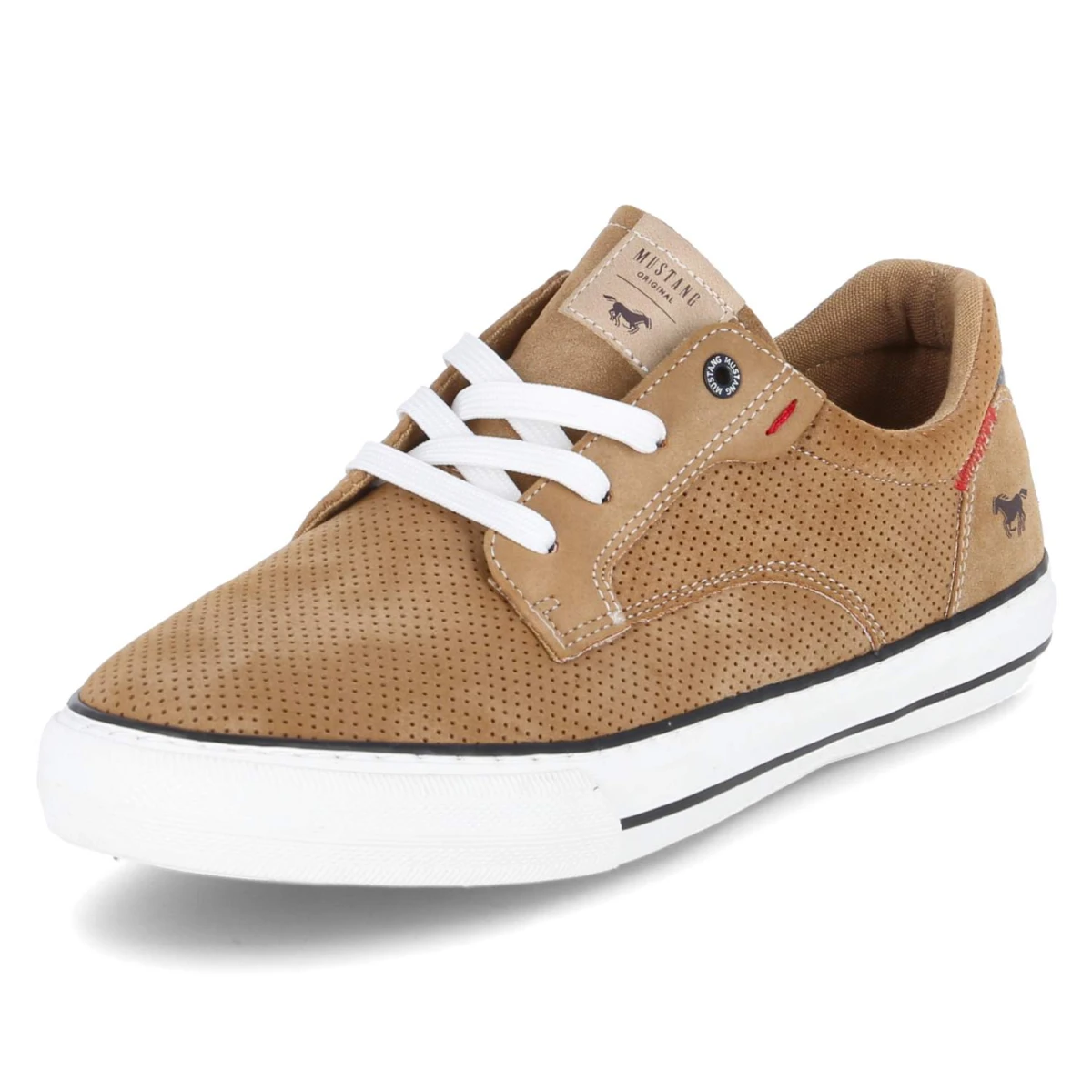 MustangLow Sneaker - hellbraun
