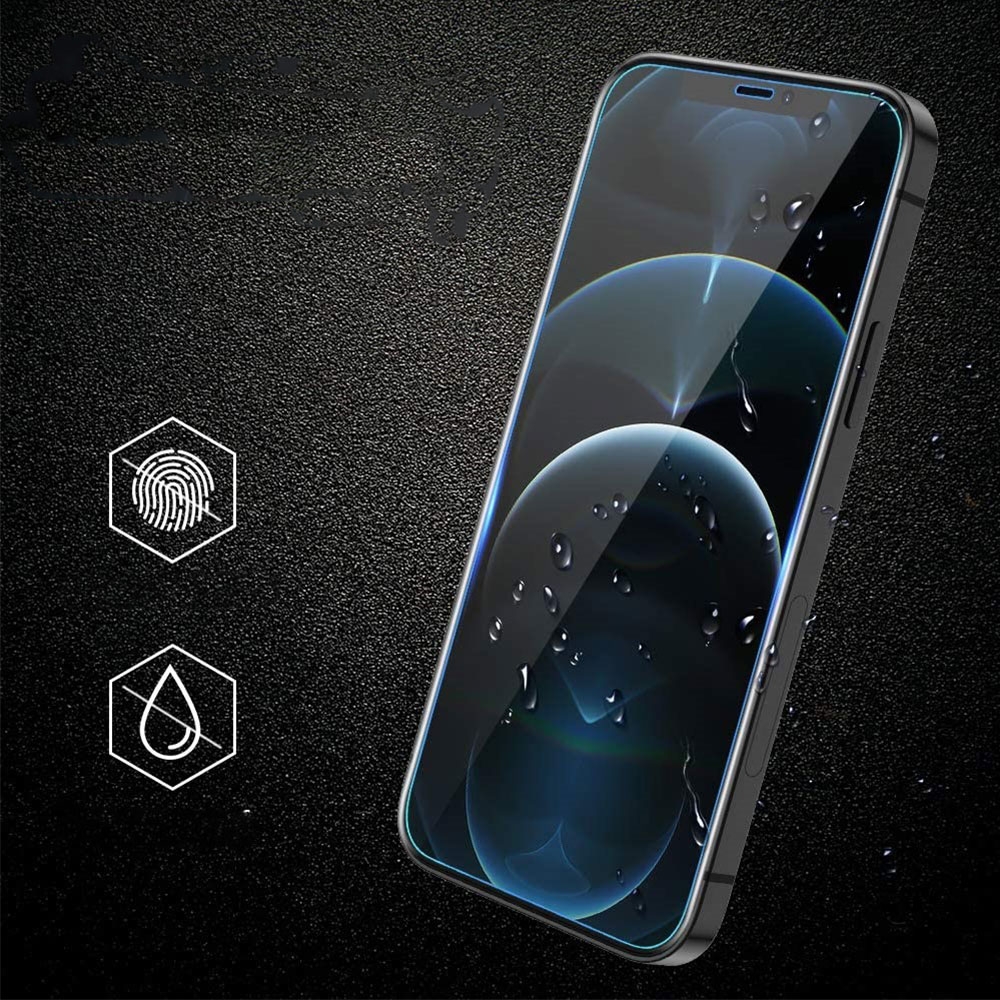 (2-tlg. Set) iPhone 12 / iPhone 12 Pro Vollbild 360° Glas (1x Front / 1x Back) - Transparent