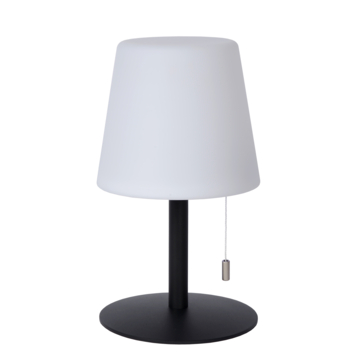 Lucide USB oplaadbare tafellamp Rio 1.8W zwart