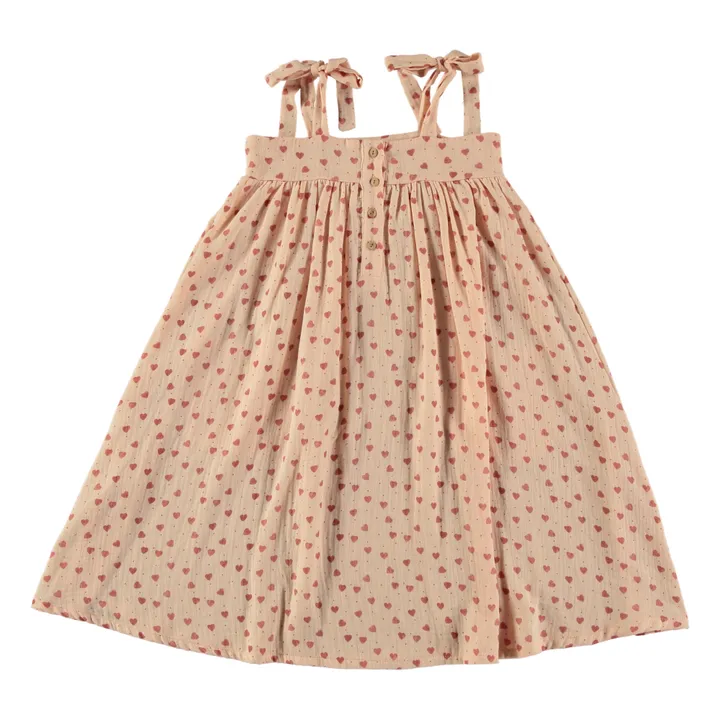 Tocoto Vintage Robe à Bretelles Cœur | Rose pâle
