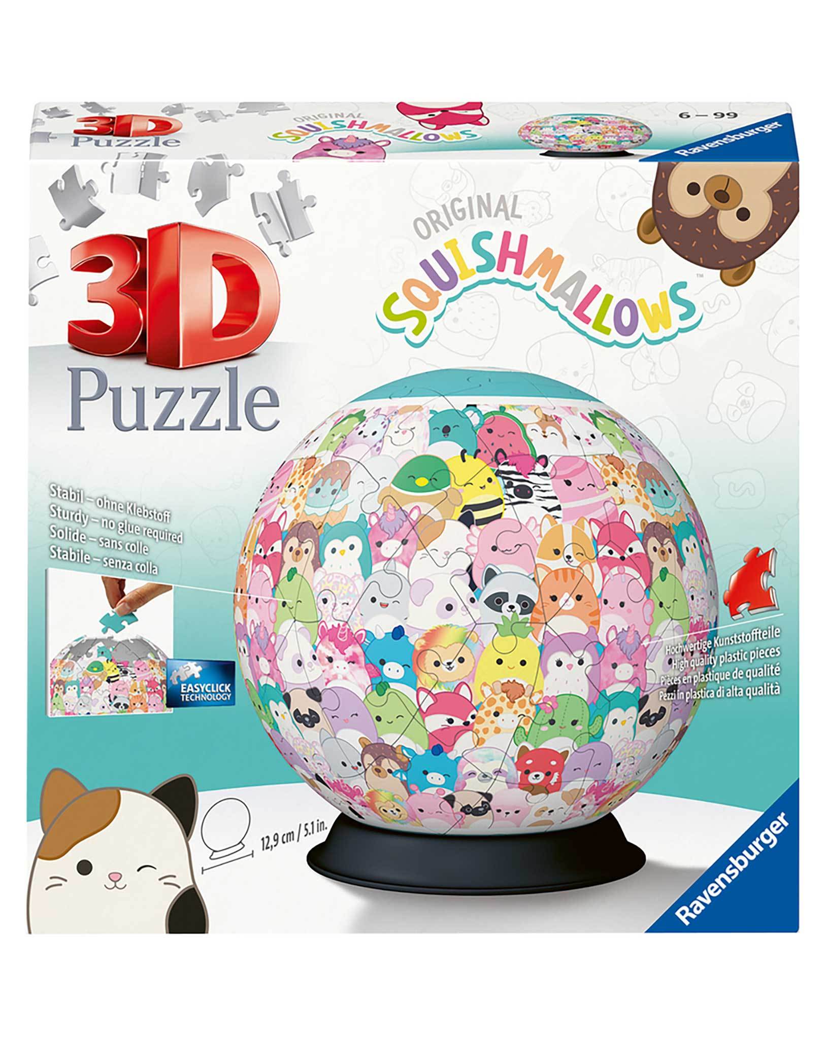 3D-Puzzle-Ball SQUISHMALLOWS (72 Teile)