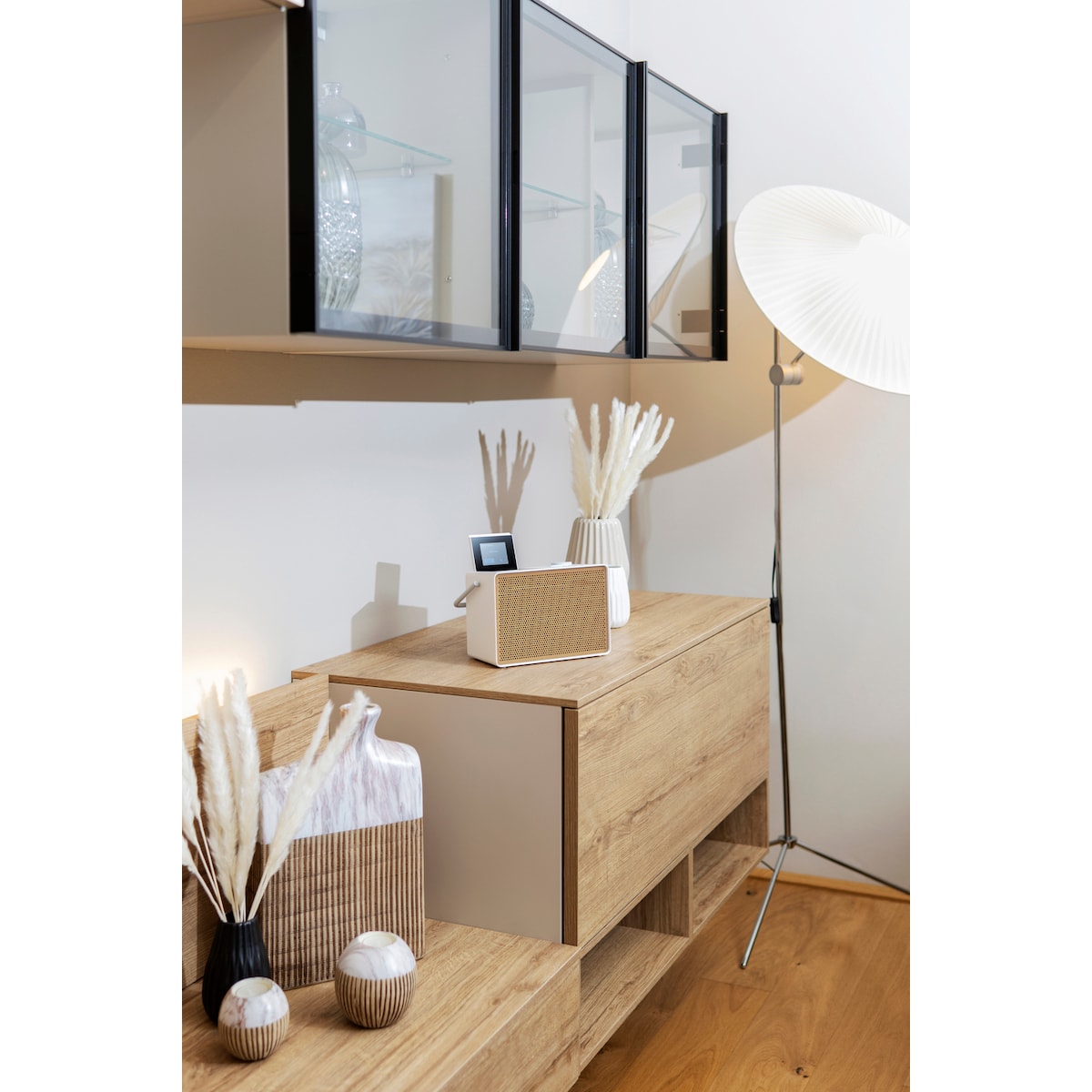 Pure Evoke Play Wood Edition digitalradio (hvit)
