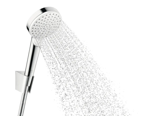 hansgrohe Crometta Vario 26691400 handdoucheset, Ø 10 cm, inclusief 1250 mm chromen doucheslang