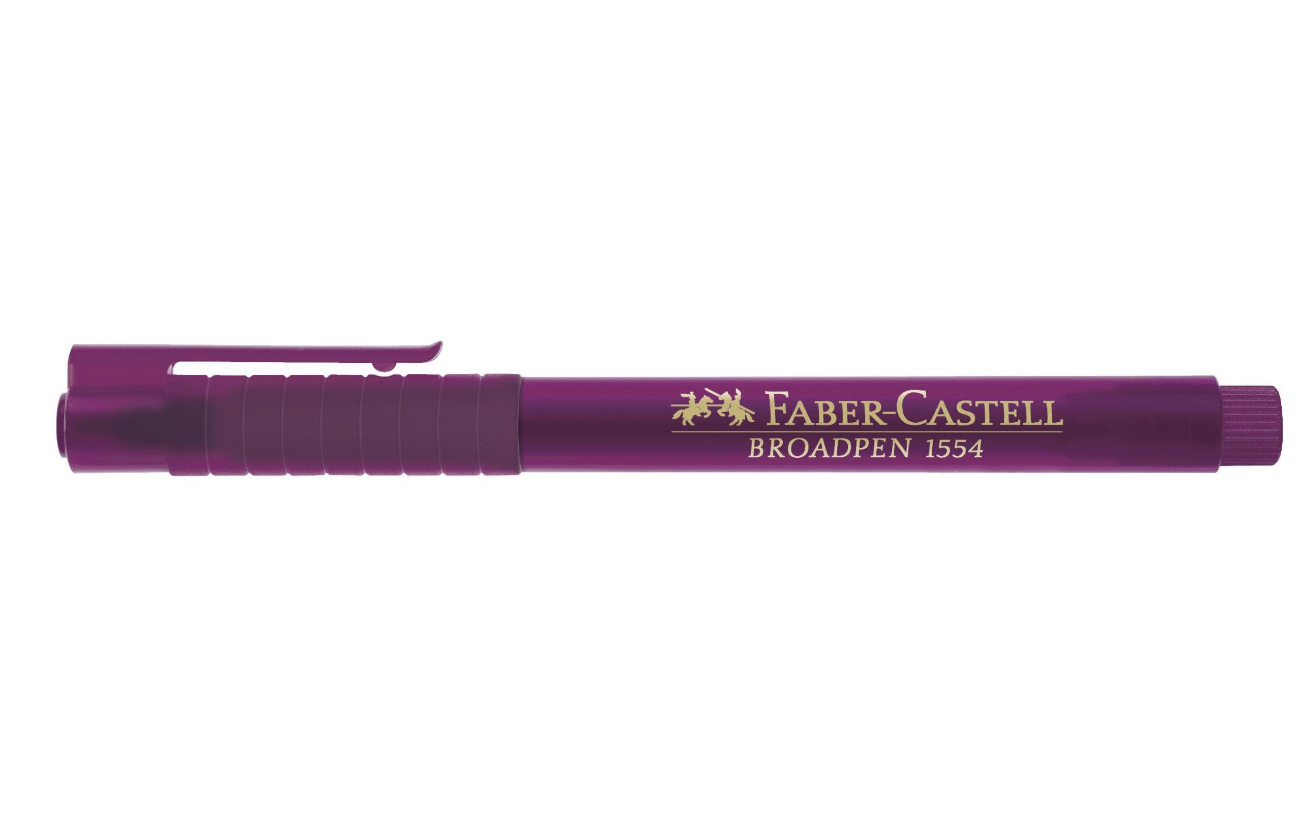 Fineliner Broadpen 1554 0.8 mm, MagentaFaserschreiber für Schule, Beruf und Freizeit