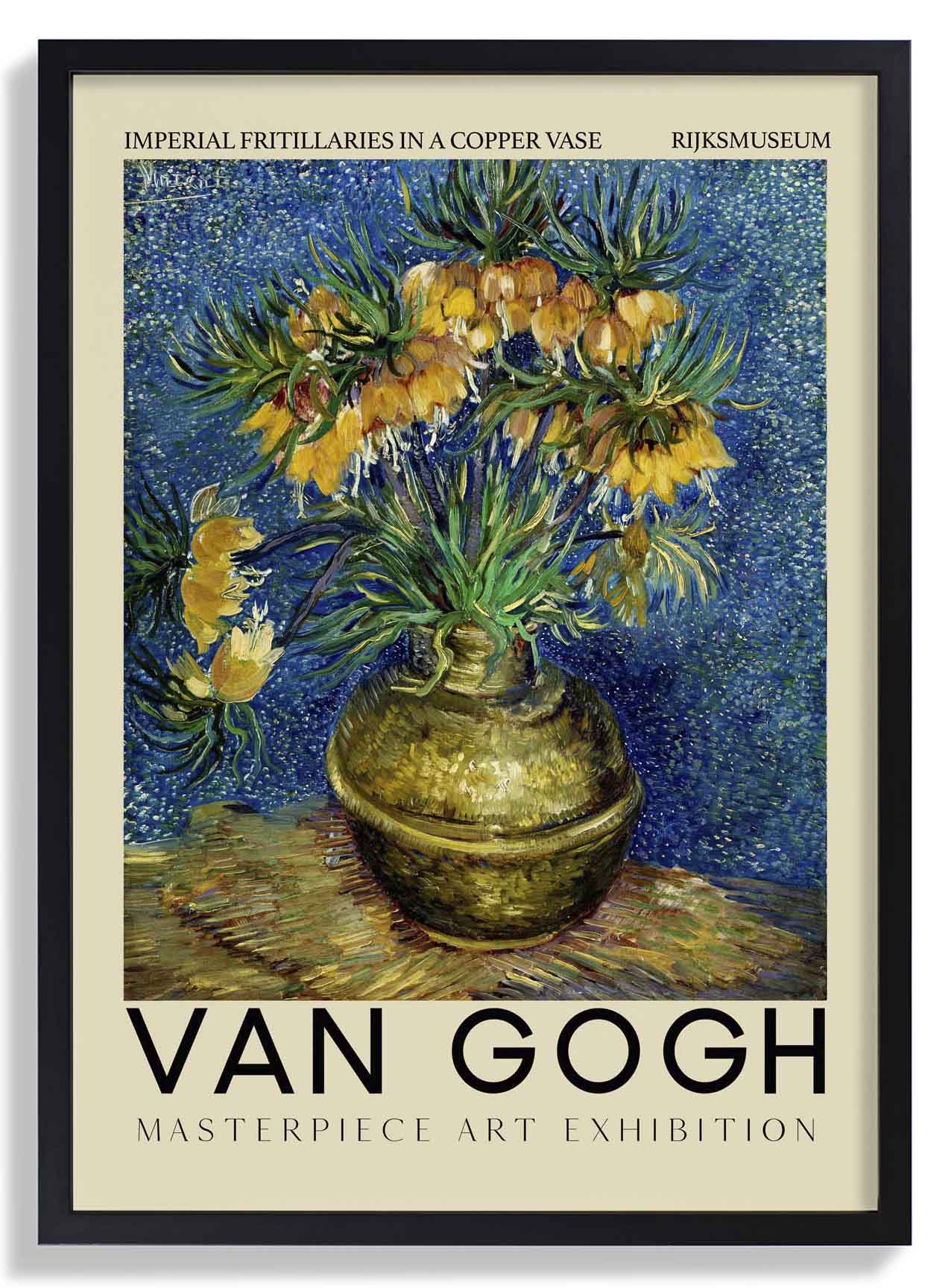 Imperial Fritillaries in a Copper Vase Kunstausstellung von Van Gogh