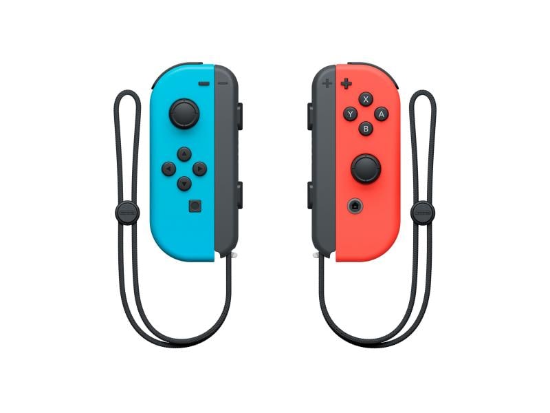 Nintendo Switch Rot/Blau inklusive Mario Party Superstars Die Spielkonsole für zu Hause und unterwegs