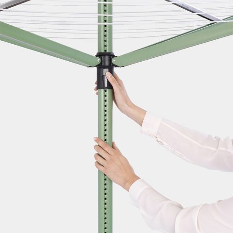 Droogmolen Lift-O-Matic, 50 meter met metalen grondanker, doorsnede 45