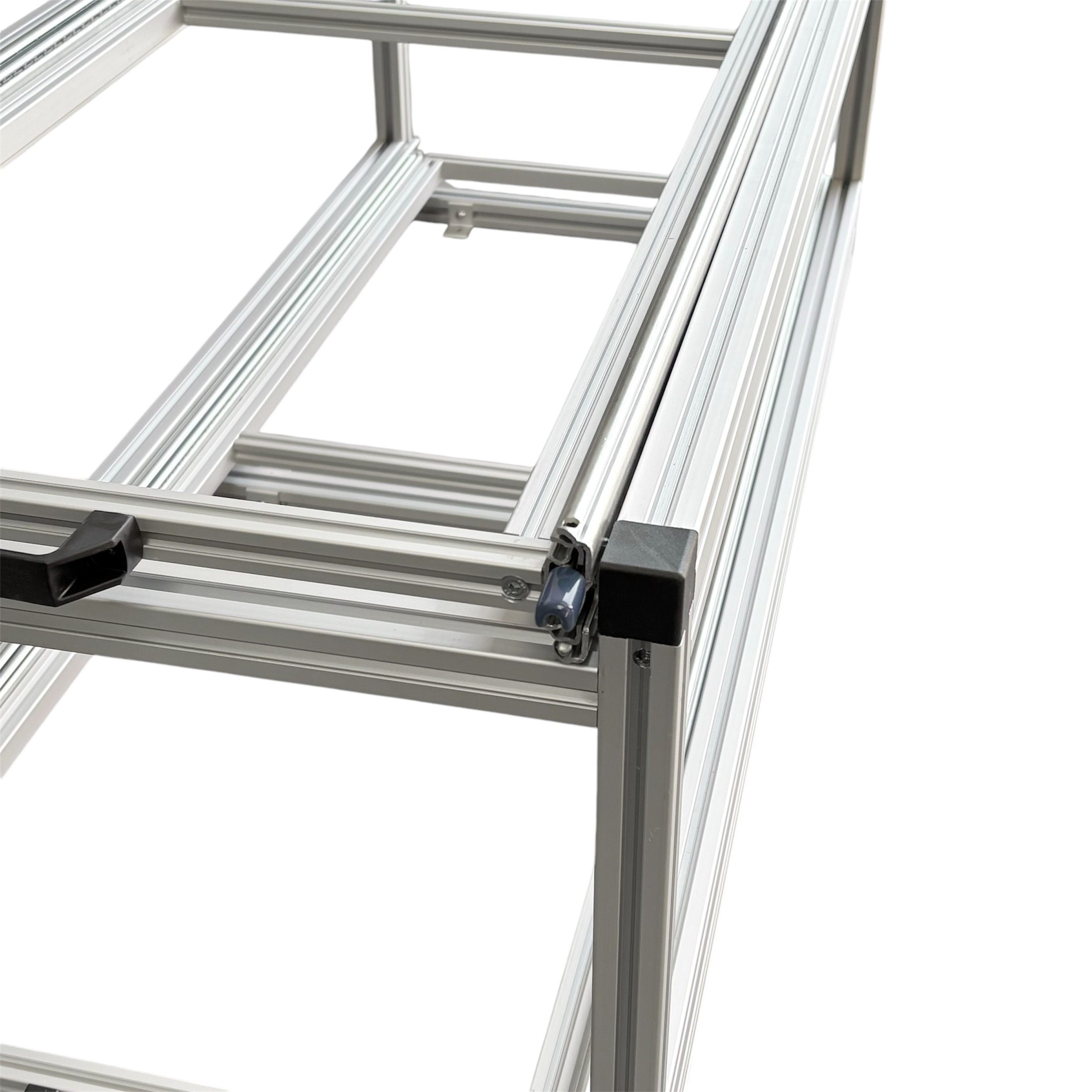 Dubbel schuifframe met open bakken - 120x40 cm