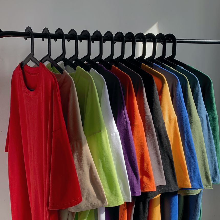 Banash - Effen T-shirt met korte mouwen