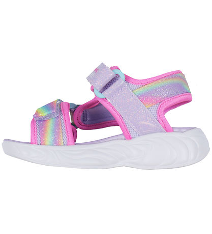 Skechers Sandalen m. Lichter - Dreamy Einhörner - Lavender Multi