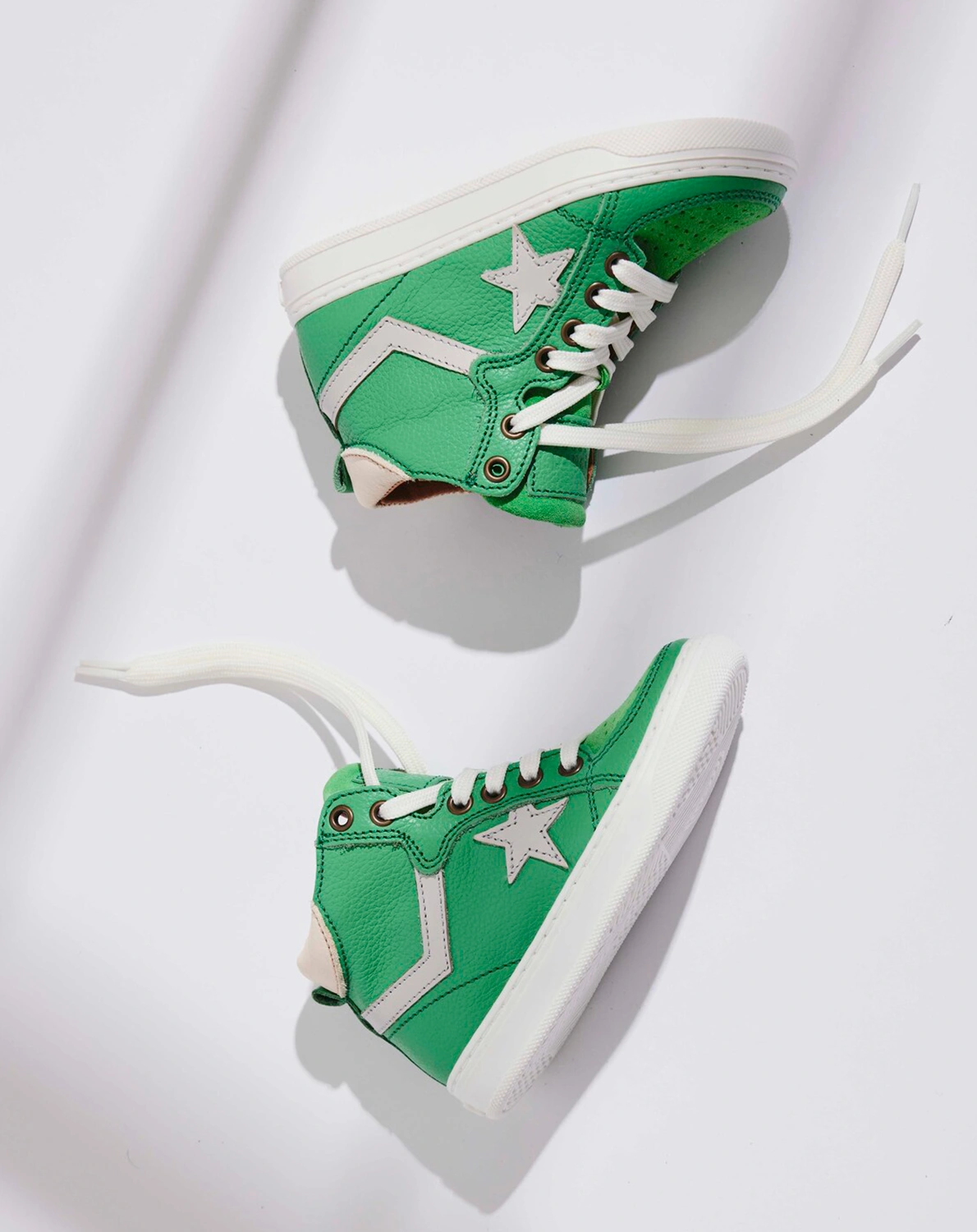 Schnür-Sneaker ISAK hoch in bright green