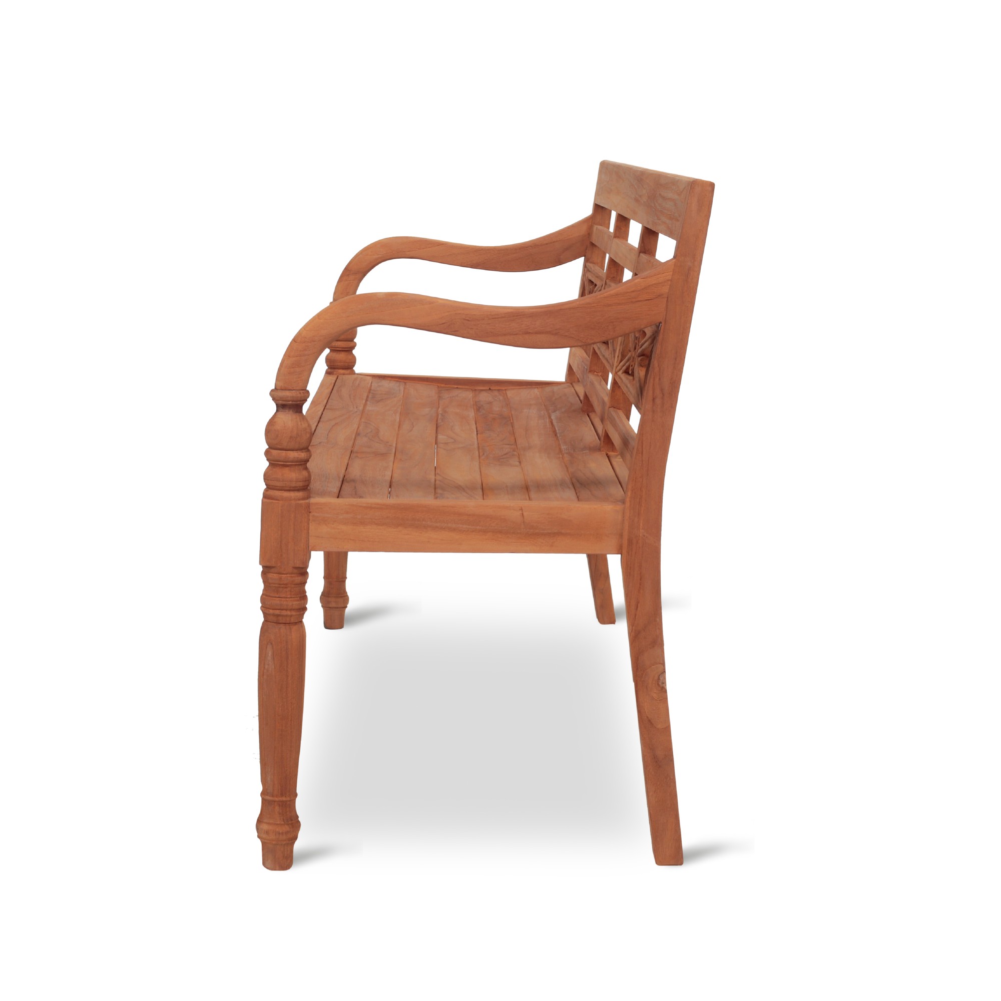 Teakholzbank 'Batavia' 3-Sitzer, natur, B 150 cm, H 85 cm, T 50 cm günstig bestellen