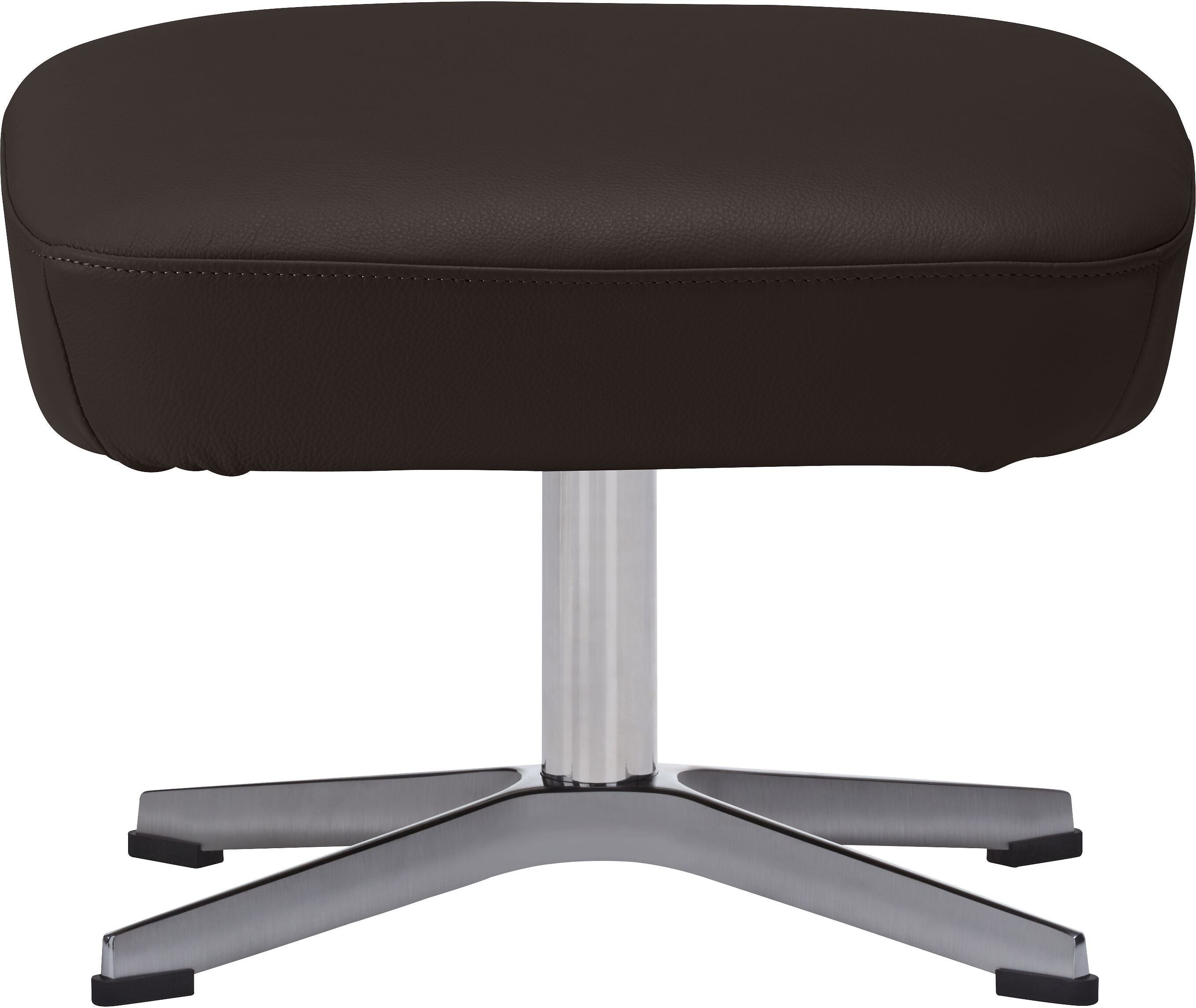 MALEA Hocker - Braun / B: 52.0 cm x T: 39.0 cm x H: 38.0 cm