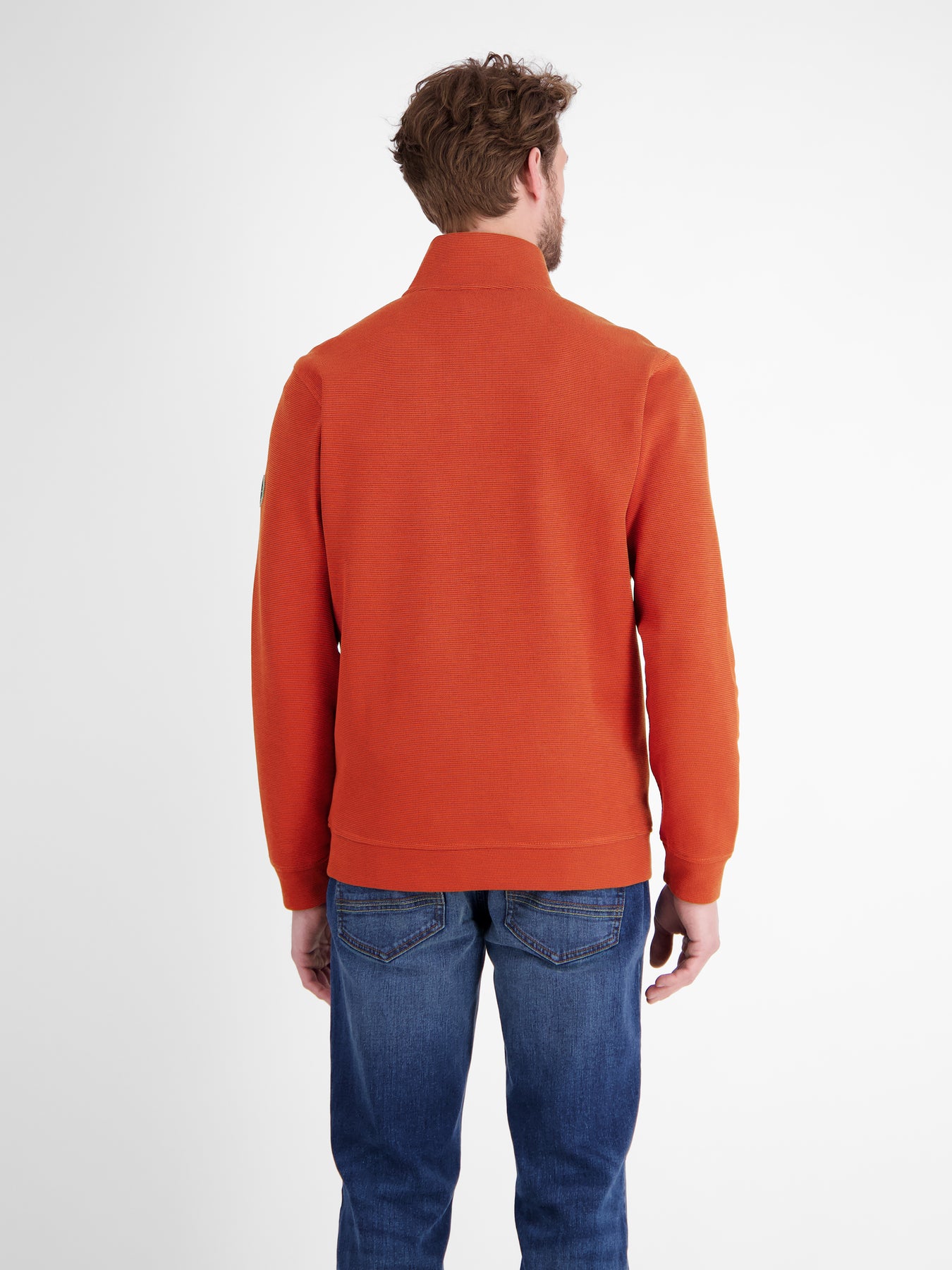 Sweatjacke in weicher Strukturqualität