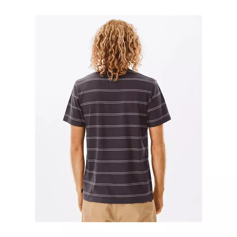 Teeshirt RIPCURL Plain Stripe Tee Washed Black