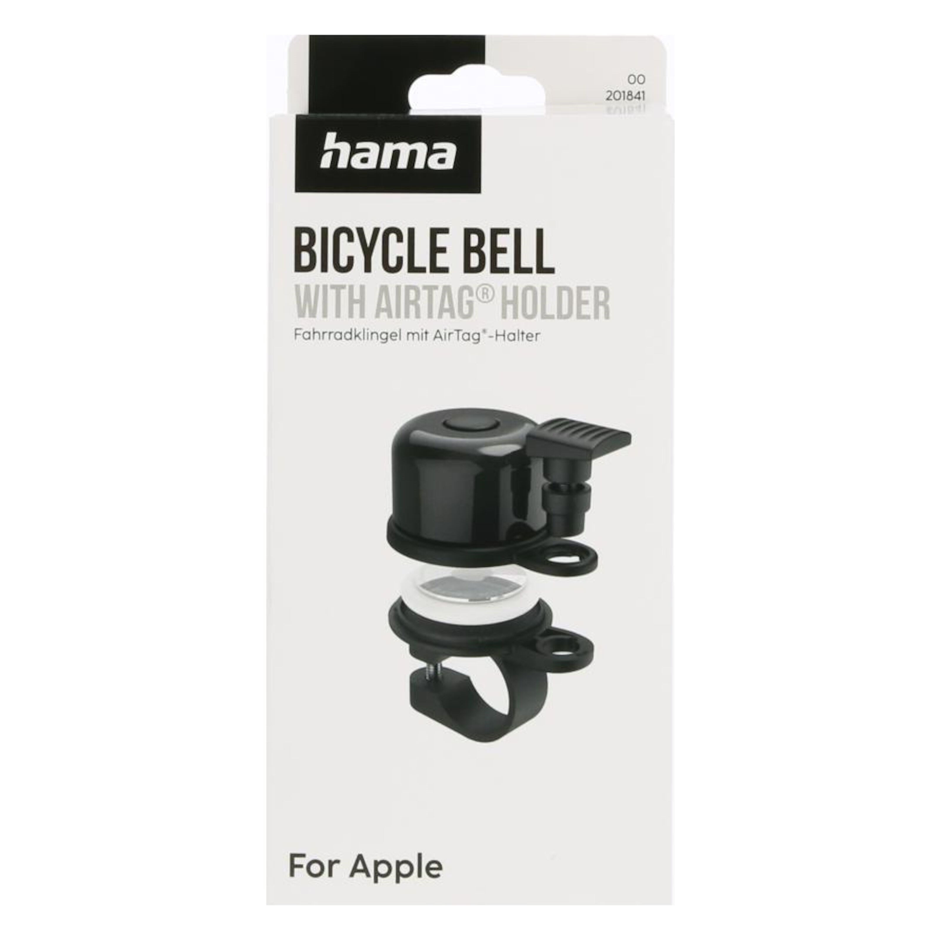 Hama Ringeklokke med innebygd feste for Apple AirTag