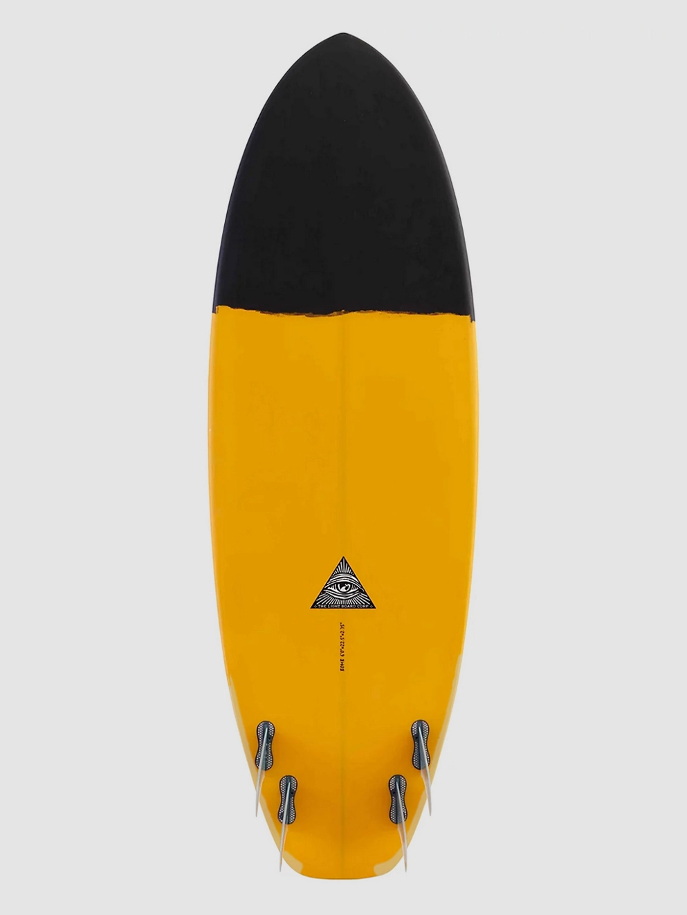 Light Bomb Resin Tint Surfboard black/orange