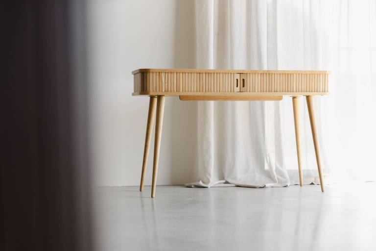 Zuiver Barbier sidetable console tafel eiken